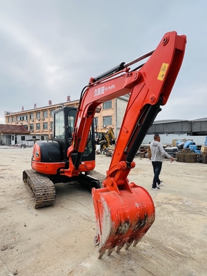 5 Ton Digunakan Kubota KX155 Crawler Excavator Second Hand Excavator Dengan 29.9KW Mesin Kekuatan Dan 0,16 m3 Ember Kapasitas