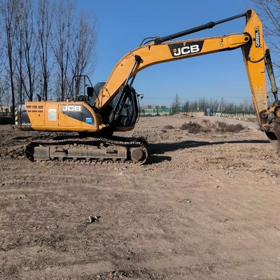 22 ton bekas JCB JS220LC Crawler Excavator Digunakan 129 KW Mesin Daya Dan 1 M3 Ember Kapasitas