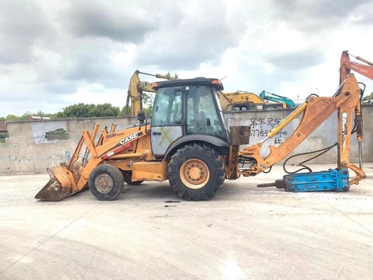 Amerika Serikat digunakan CASE 580M Backhoe Loader Mesin hidrolik bekas CASE 580M Backhoe Excavator