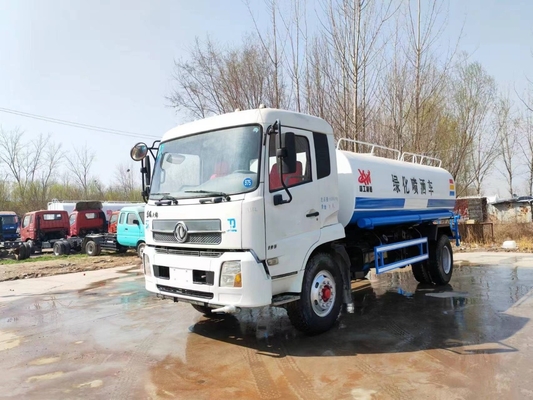 15CBM 185hp second hand Kinland Dongfeng Sprinkler Tank Air Truk bekas Tank Air Truk untuk dijual
