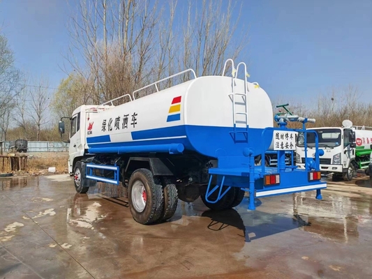 15CBM 185hp second hand Kinland Dongfeng Sprinkler Tank Air Truk bekas Tank Air Truk untuk dijual
