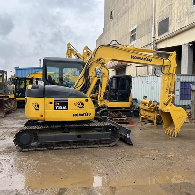 7 Ton Digunakan Komatsu PC78US Excavator Bekas Komatsu Crawler Excavator Mesin Konstruksi