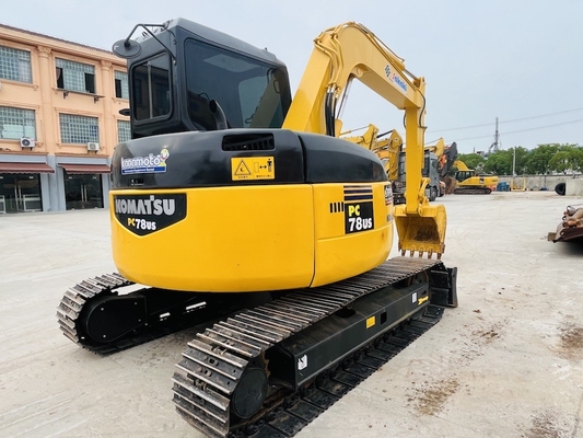 Original digunakan Komatsu PC78US Crawler Excavator bekas 7 Ton Mini Excavator Mesin Konstruksi