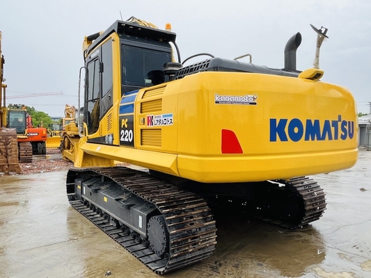 Komatsu PC220-8 bekas Crawer Excavator Backhoe 1 CBM Bucket kapasitas mesin konstruksi