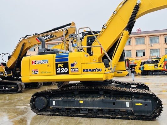 Komatsu PC220-8 bekas Crawer Excavator Backhoe 1 CBM Bucket kapasitas mesin konstruksi