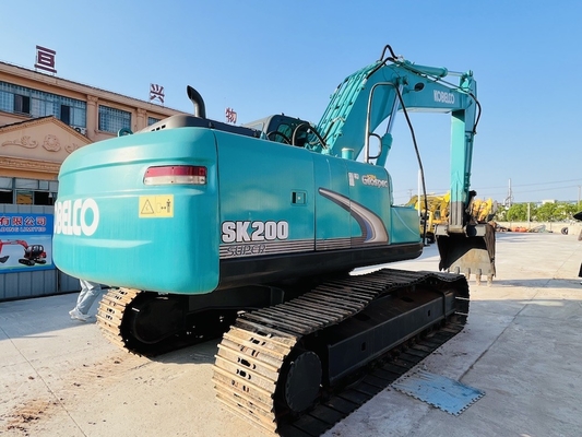 Digunakan Kobelco SK200-8 Hydraulic Crawer Excavator bekas 20 Ton Digger Backhoe