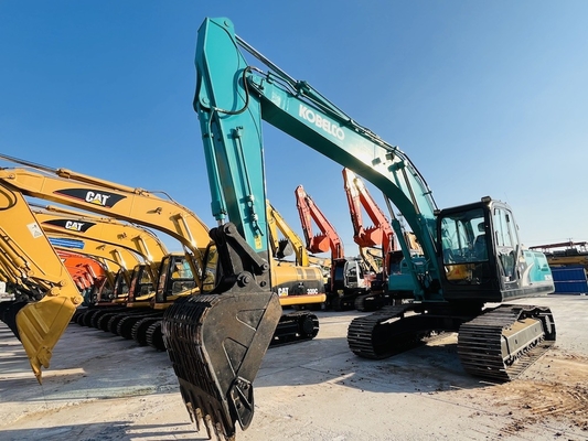 Digunakan Kobelco SK200-8 Hydraulic Crawer Excavator bekas 20 Ton Digger Backhoe