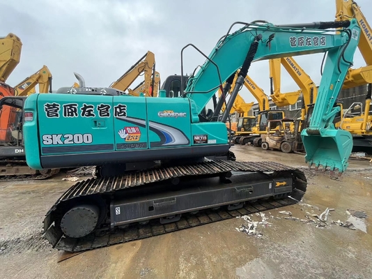Original 80% baru Kobelco SK200-8 Hydraulic Crawer Excavator Digger bekas SK200-8 SK200-7 SK220-8