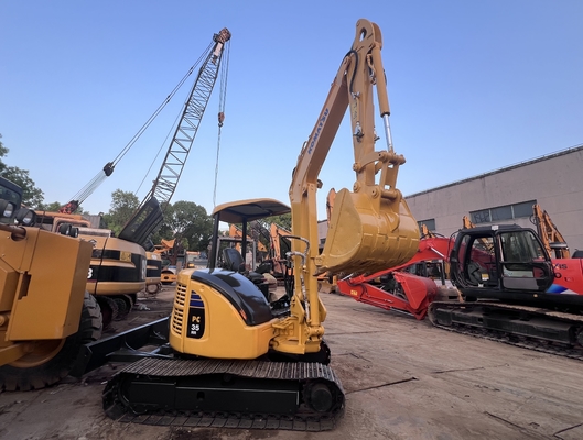 Mini Excavator Digunakan Komatsu PC35MR Crawler Excavator Digger Mesin Konstruksi