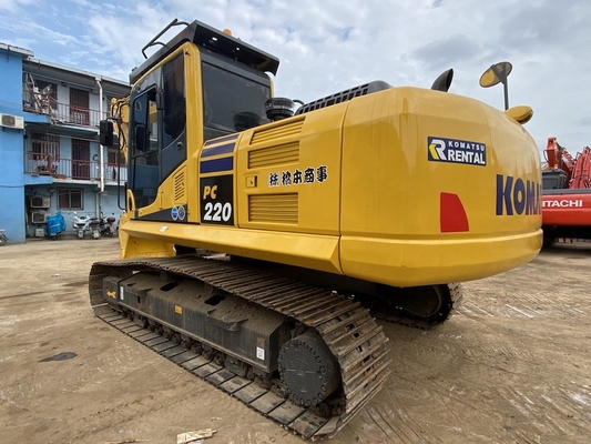 Jepang Made Komatsu PC220-8 Hand Hydraulic Crawer 22 Ton Excavator Dipakai Komatsu Digger