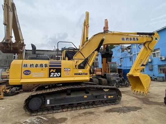 Jepang Made Komatsu PC220-8 Hand Hydraulic Crawer 22 Ton Excavator Dipakai Komatsu Digger