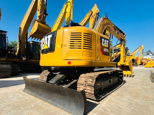 0.33 CBM CAT 307E2 bekas Caterpillar Excavator Jepang Made Digunakan Crawler Excavator 7 ton Mesin Konstruksi