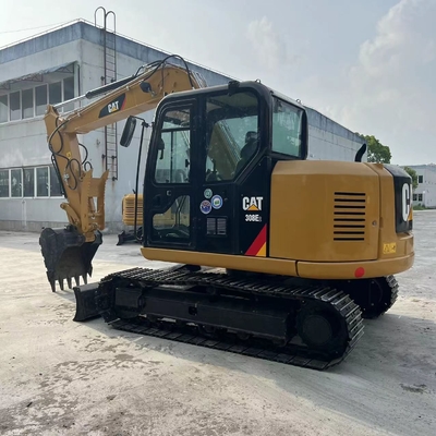 8 ton CAT 308E2 bekas Caterpillar Excavator Jepang Made Digunakan CAT Crawler Excavator Mesin konstruksi