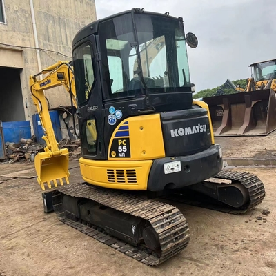 5 Ton Mini Excavator Original Digunakan Komatsu PC55MR-2 PC50MR-2 Crawler Excavator Digger Mesin Konstruksi