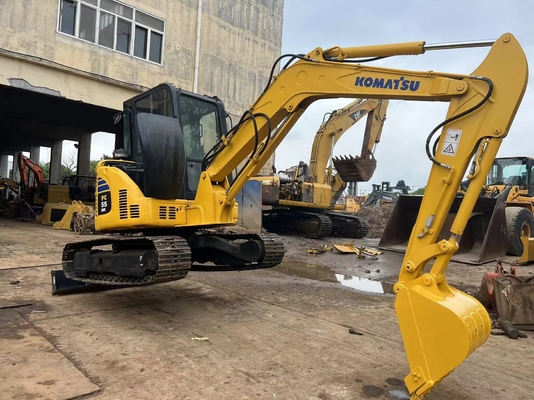 5 Ton Mini Excavator Original Digunakan Komatsu PC55MR-2 PC50MR-2 Crawler Excavator Digger Mesin Konstruksi