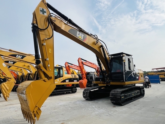 100% buatan Jepang CAT 320D2 Caterpillar Excavator bekas Hydraulic crawler Digger 1CBM kapasitas ember