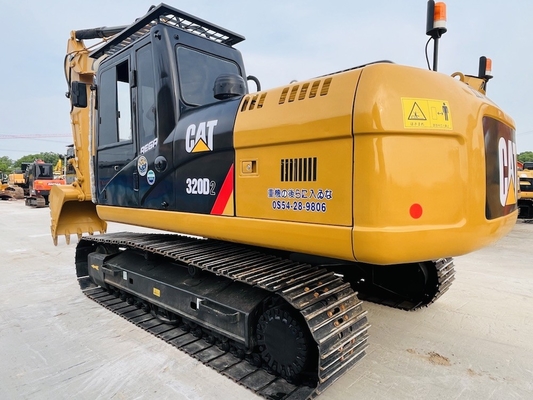 100% buatan Jepang CAT 320D2 Caterpillar Excavator bekas Hydraulic crawler Digger 1CBM kapasitas ember