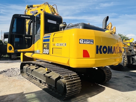 20 Ton 100% Komatsu PC200-8 Excavator Crawler Second Hand Digger Original Jepang Komatsu SAA6D107E-1