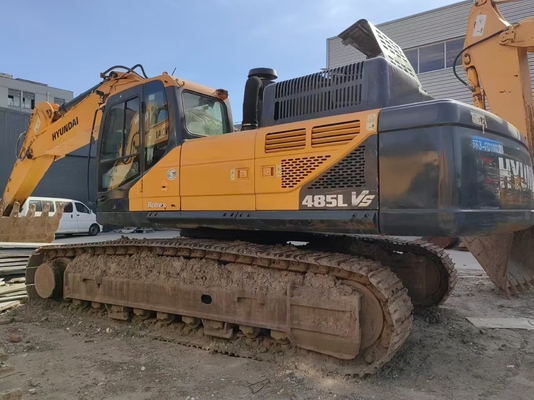 48 Ton Original Second Hand Hyundai R485LVS Crawler Excavator Digger Hyundai Digger Untuk Dijual