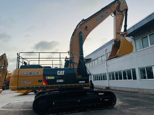 CAT 336D asli bekas Excavator, Caterpillar Digunakan Crawler Excavator 36 Ton Peralatan Konstruksi