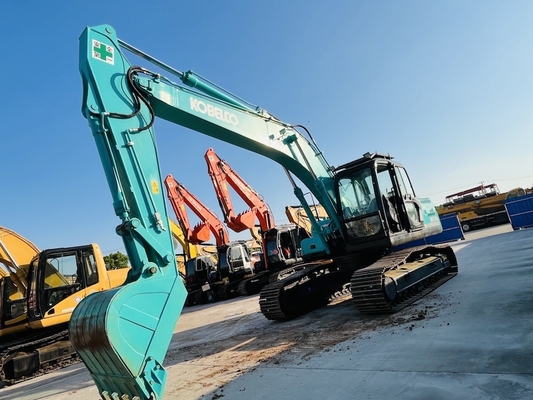 Original digunakan Kobelco SK210LC-8 Hydraulic Crawer Excavator 21 Ton Digger bekas