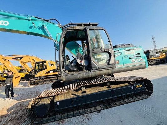 Original digunakan Kobelco SK210LC-8 Hydraulic Crawer Excavator 21 Ton Digger bekas