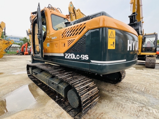 22 Ton bekas Hyundai Digger asli bekas Hyundai R220LC-9S Crawler Excavator