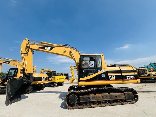 Jepang Asli CAT 320BL bekas Excavator, 20 Ton Caterpillar Digger Crawler Digger CAT 3066T Mesin