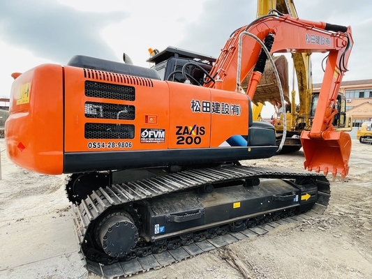 20 Ton Original Jepang Digunakan Hitachi ZX200-3G Crawler Excavator ISUZU Mesin