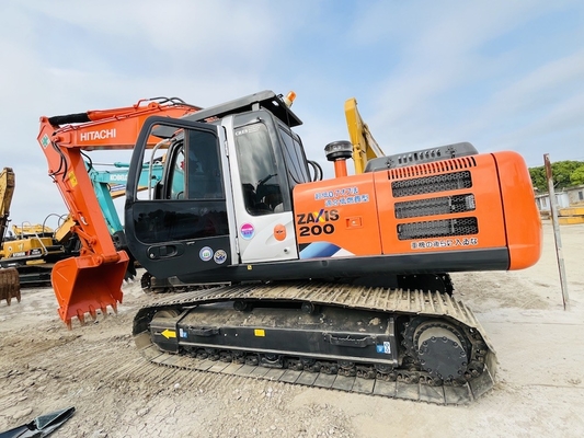 20 Ton Original Jepang Digunakan Hitachi ZX200-3G Crawler Excavator ISUZU Mesin