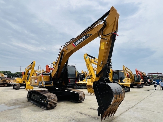 90% Baru bekas Sany SY215C Hydraulic Excavator Digunakan 21 ton Backhoe Excavator