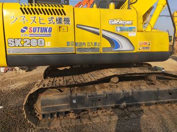 Jepang Kobelco SK200 Mini Excavator Second Hand, 20 Ton Digunakan Excavator SK200-8