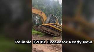Ekskavator Perayap CAT 320BL Bekas Asli Jepang Kondisi Baik Siap Dikirim